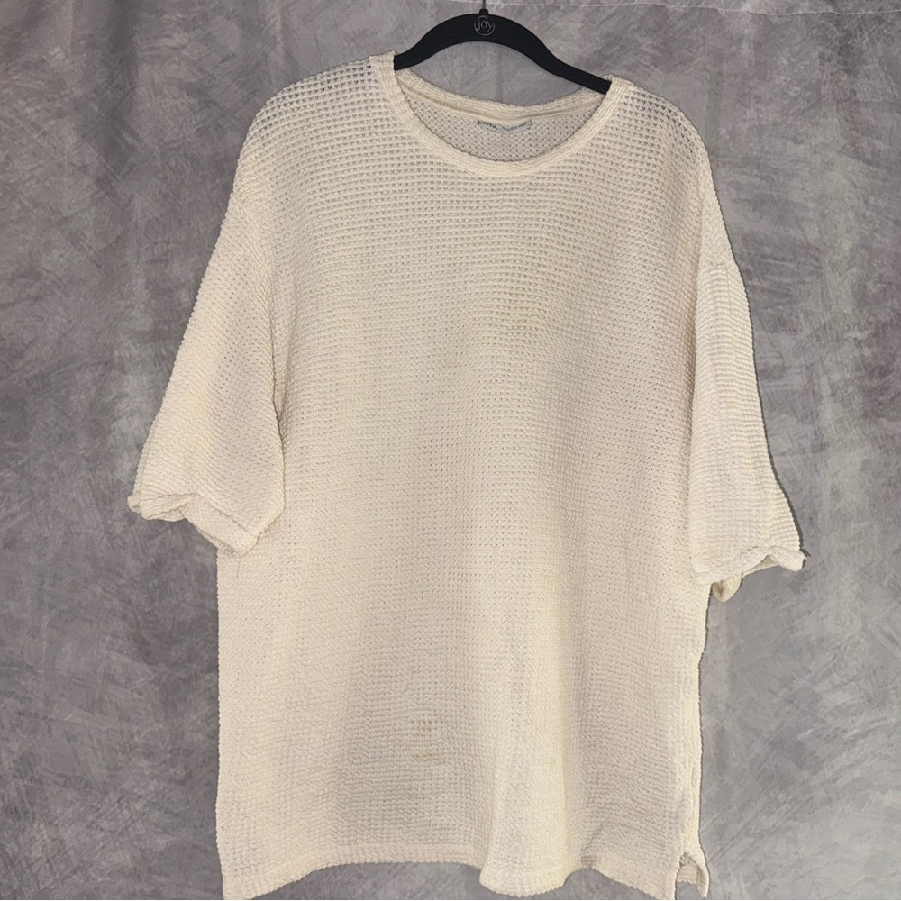 Zara Cream Dress Shirt